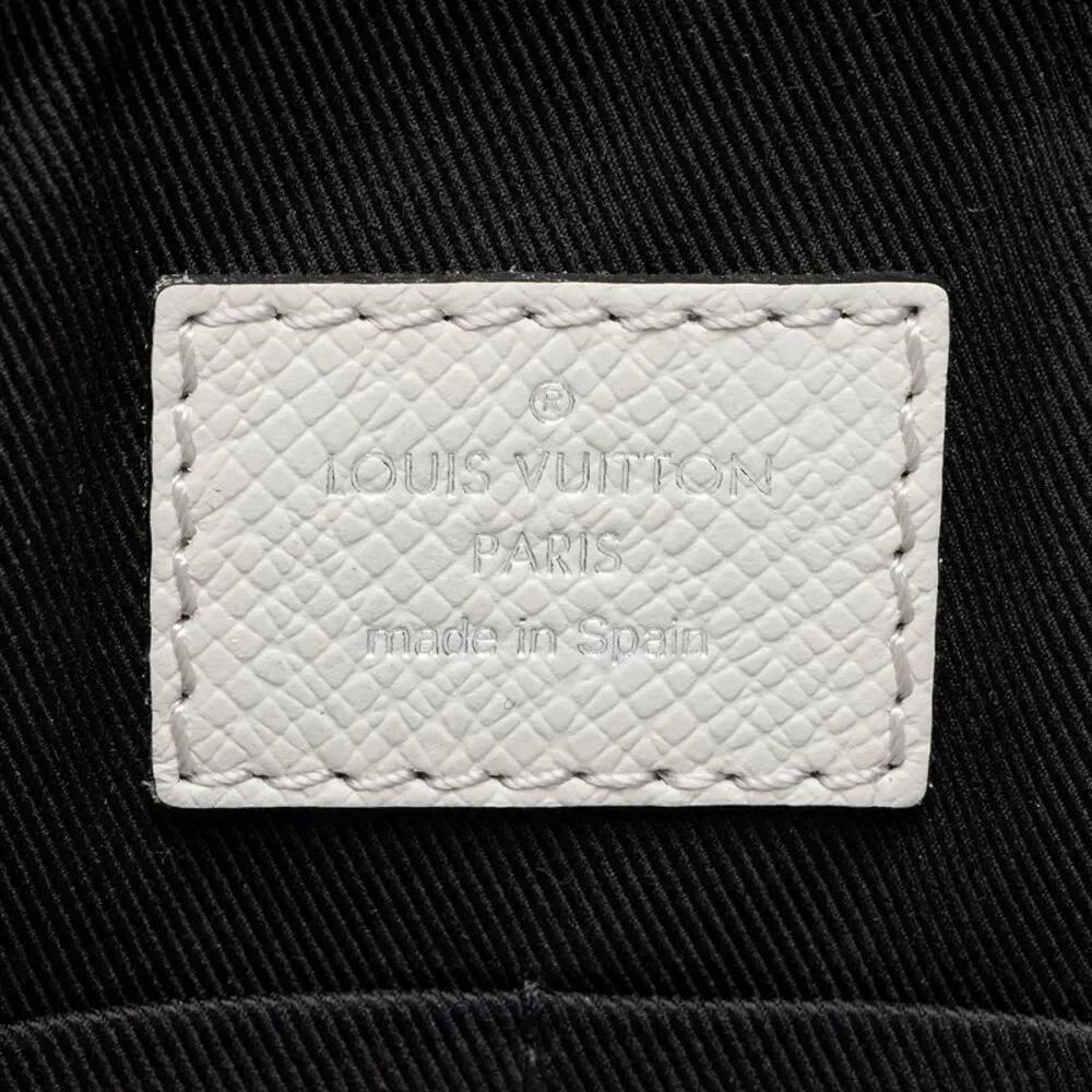 Louis Vuitton Monogram Chalk Taiga Leather Outdoor Flap Messenger